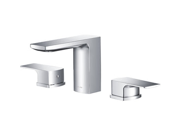 Stufurhome Barret Bathroom Faucet Set in Chrome
